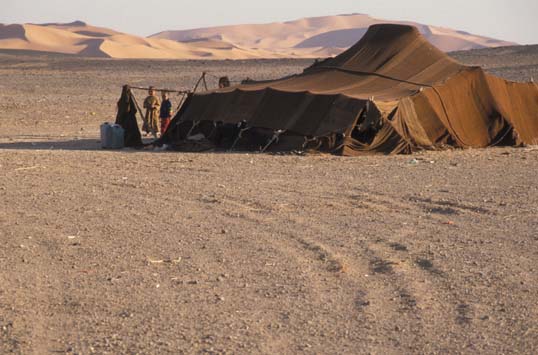 Marokko Beduinen Zelt