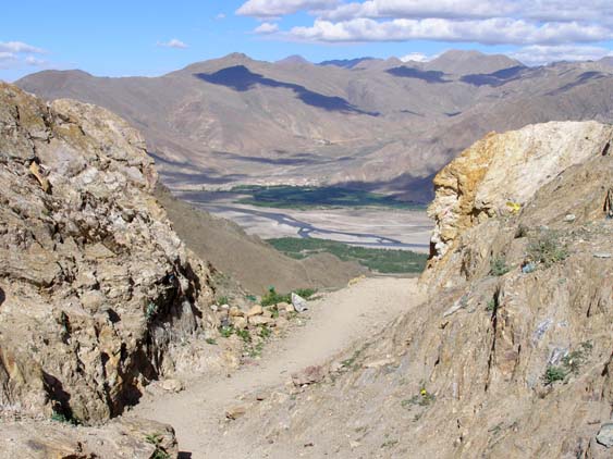 Beim Kloster Ganden, Tibet