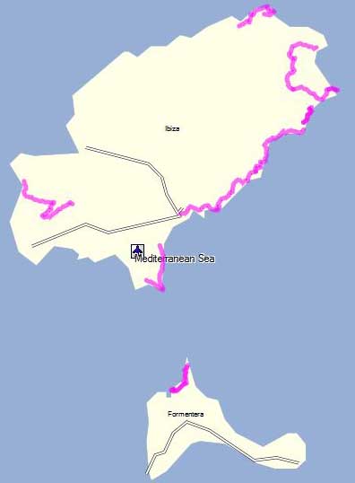 Karte, Ibiza